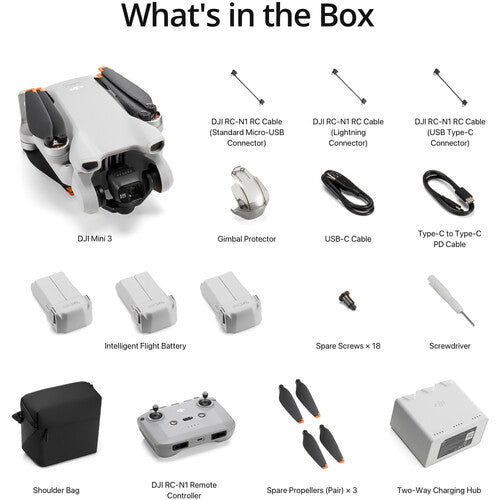 DJI Mini 3 Drone Fly More Combo with Remote