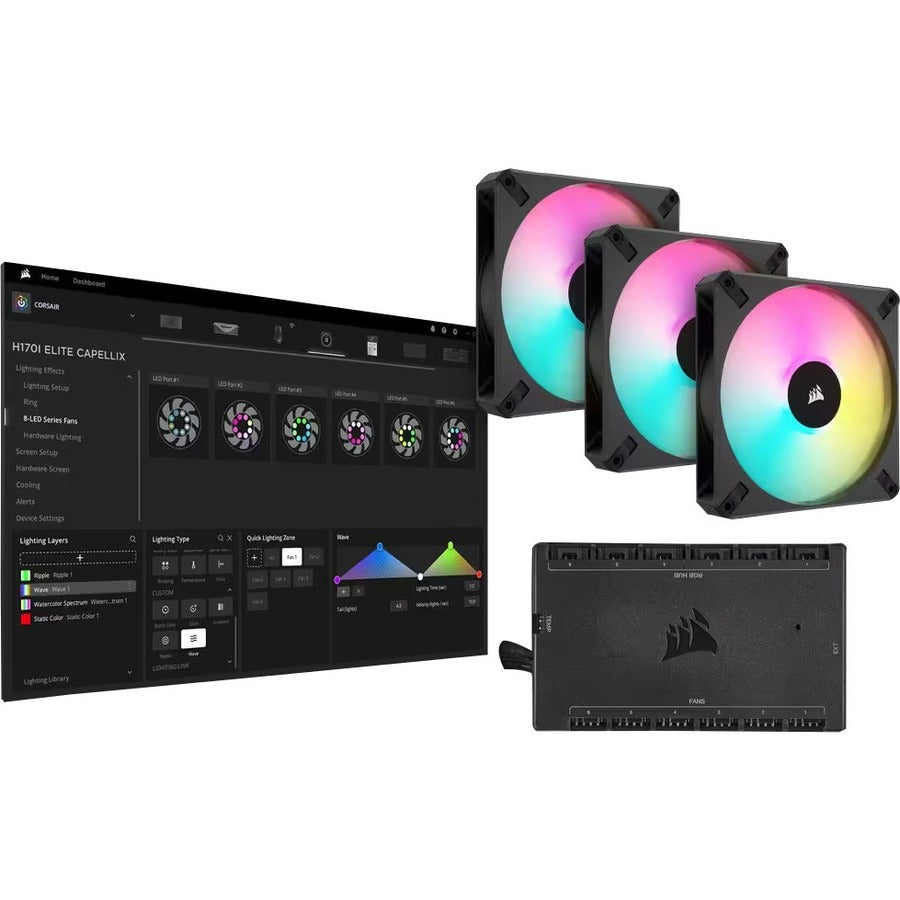 CORSAIR iCUE H170i ELITE LCD XT Display Liquid CPU Cooler