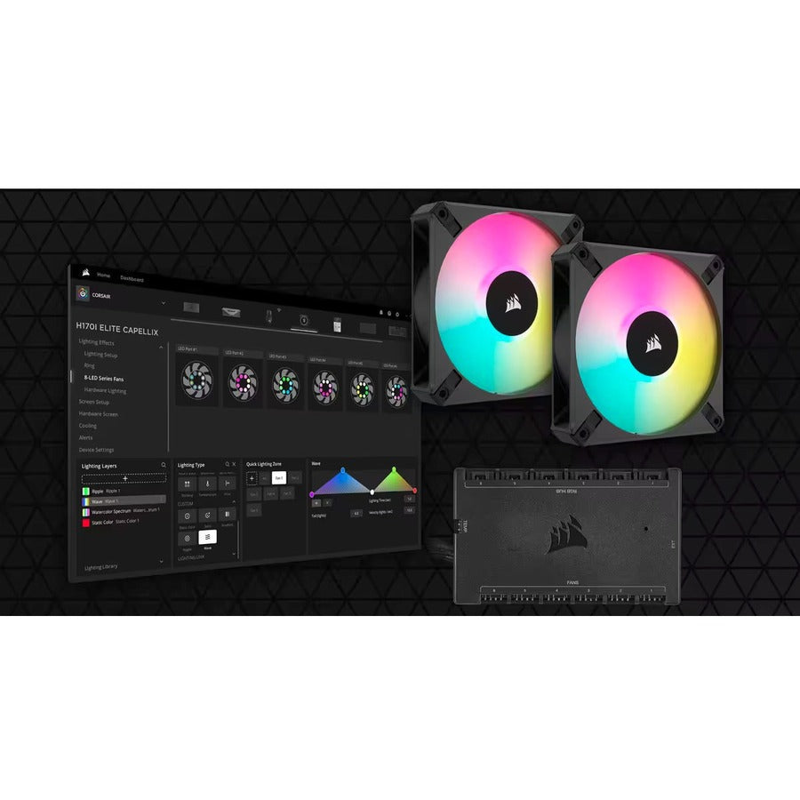 CORSAIR iCUE H100i ELITE CAPELLIX XT 240mm Liquid CPU Cooler