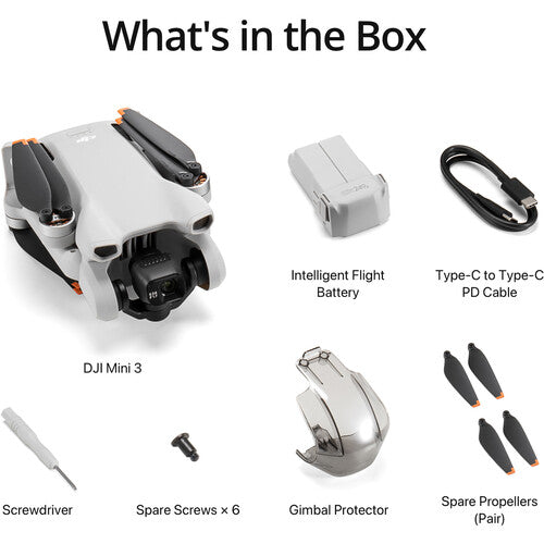 DJI MINI 3 Drone (Drone Only - No Remote)