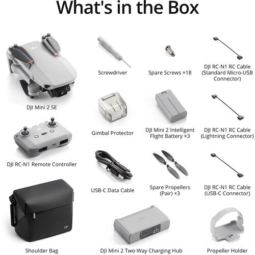 DJI Mini 2 SE Drone with Fly More Combo