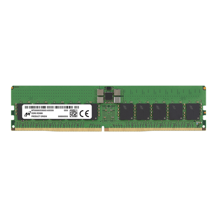 Micron 32GB DDR5-5600/PC5-44800 1Rx4 ECC RDIMM Server RAM