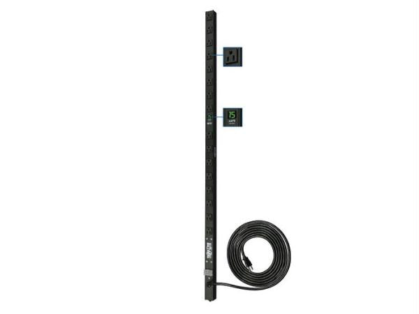 Eaton Pdumv15 - Power Distribution Unit - Vertical (0u) - 120v - 1.44kw - (16) 5-15r -