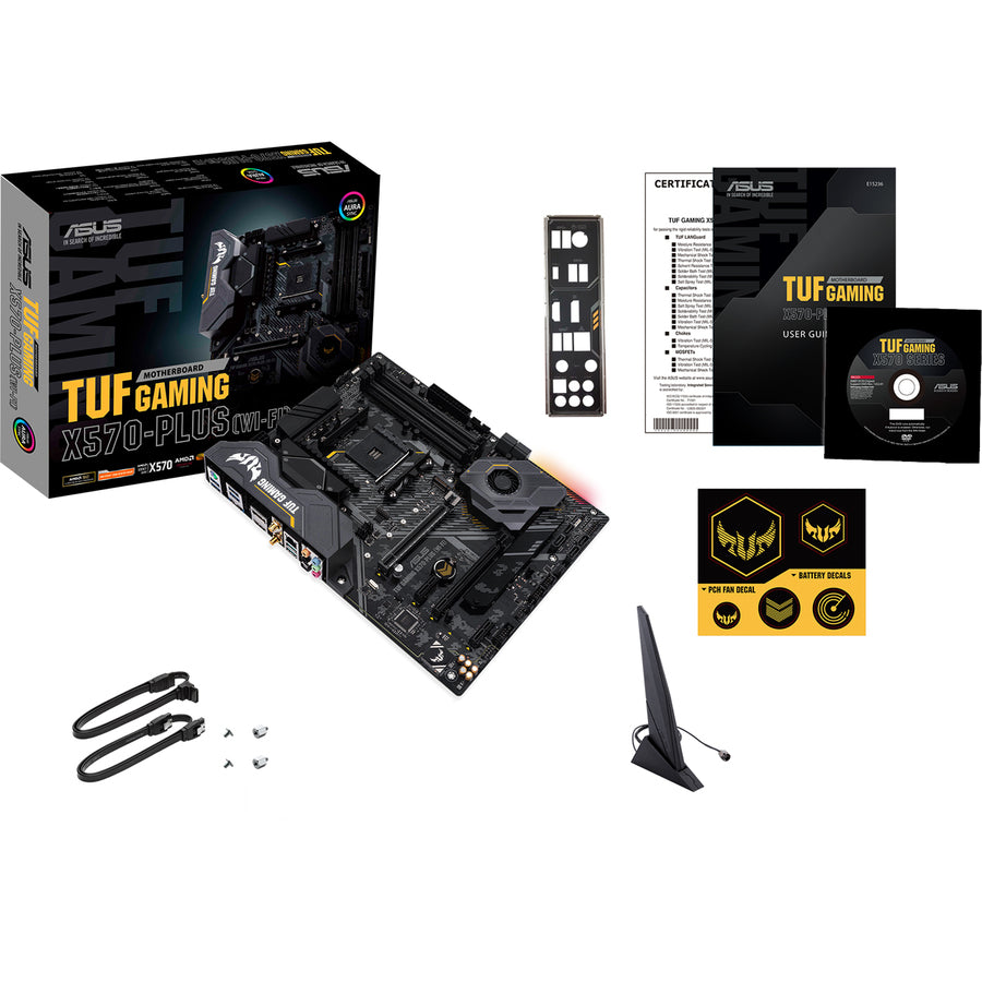 ASUS TUF GAMING X570-PLUS WI-FI Desktop Motherboard