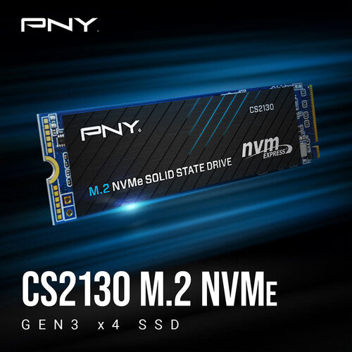 PNY CS2130 500GB M.2 PCIe NVMe Gen 3 x4 SSD