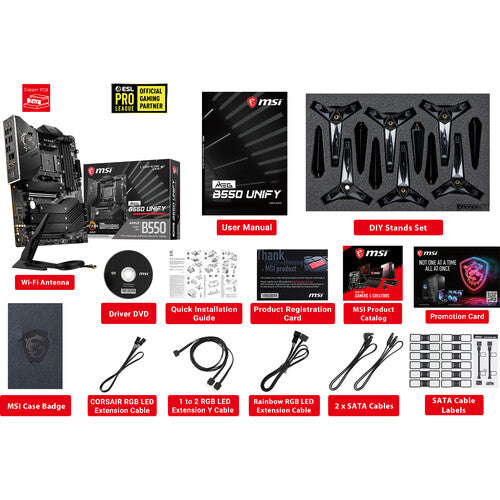 MSI MEG B550 UNIFY AM4 ATX Motherboard