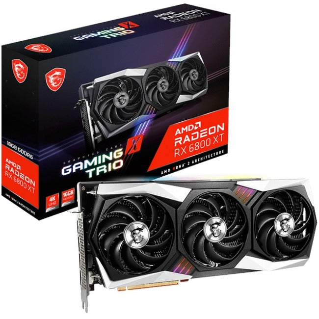 MSI AMD Radeon RX 6800 XT Gaming X Trio 16GB GDDR6