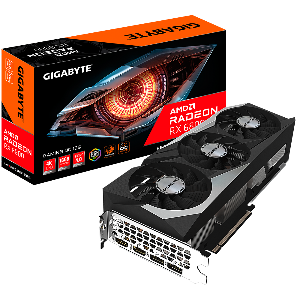 Gigabyte Radeon RX 6800 GAMING OC 16GB GDDR6