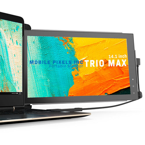 Mobile Pixels TRIO Max 14" 16:9 Portable Monitor (Metallic Black, 2-Pack)