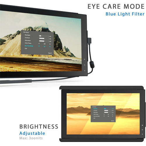 Mobile Pixels TRIO Max 14" 16:9 Portable Monitor (Metallic Black, 2-Pack)