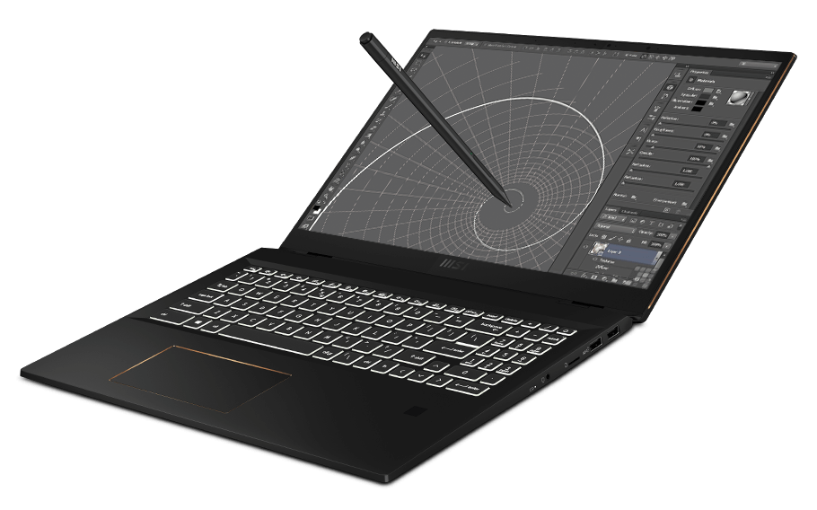 MSI Summit E16 Flip Evo A11MT 021 Business Laptop