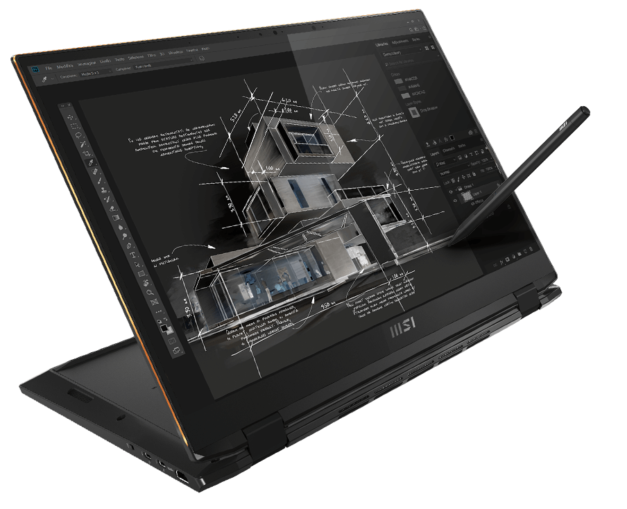 MSI Summit E16 Flip Evo A11MT 021 Business Laptop