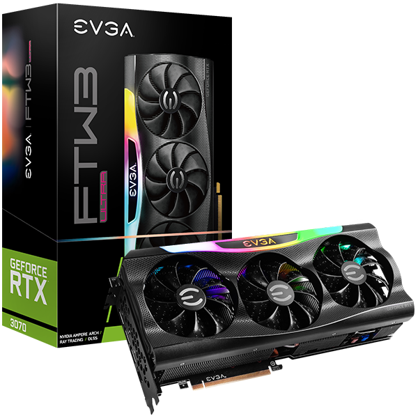 EVGA GeForce RTX 3070 FTW3 ULTRA Gaming 8GB GDDR6 Graphics Card