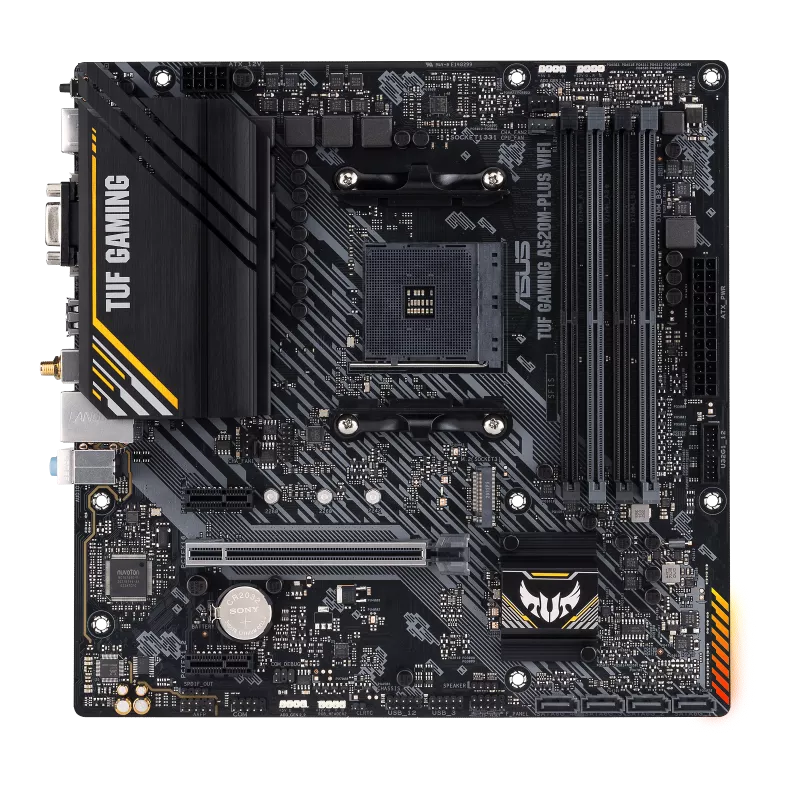Asus TUF GAMING A520M-PLUS WIFI AMD Ryzen AM4 mATX gaming motherboard