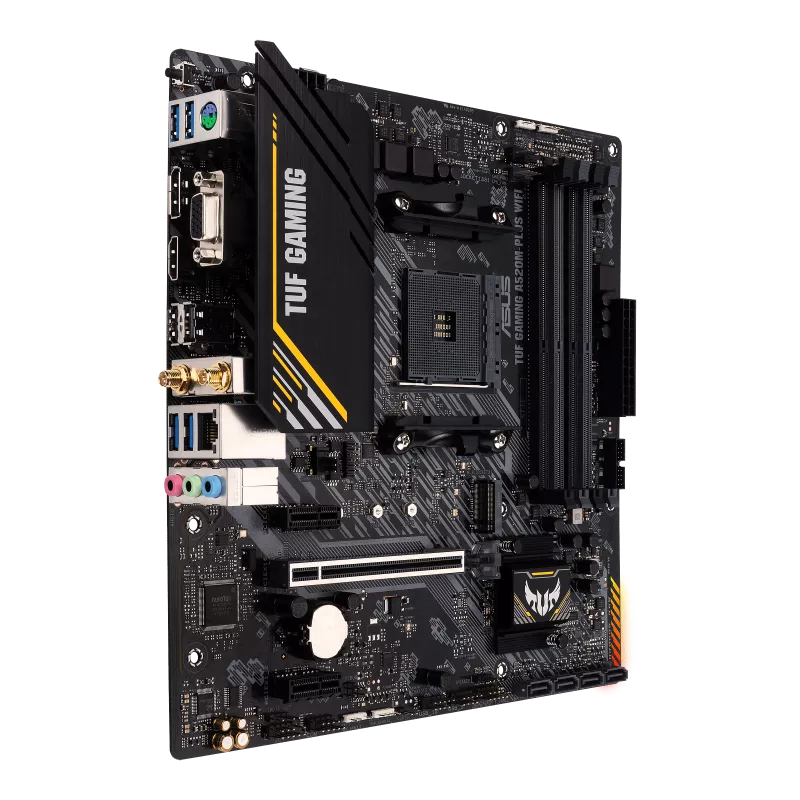 Asus TUF GAMING A520M-PLUS WIFI AMD Ryzen AM4 mATX gaming motherboard
