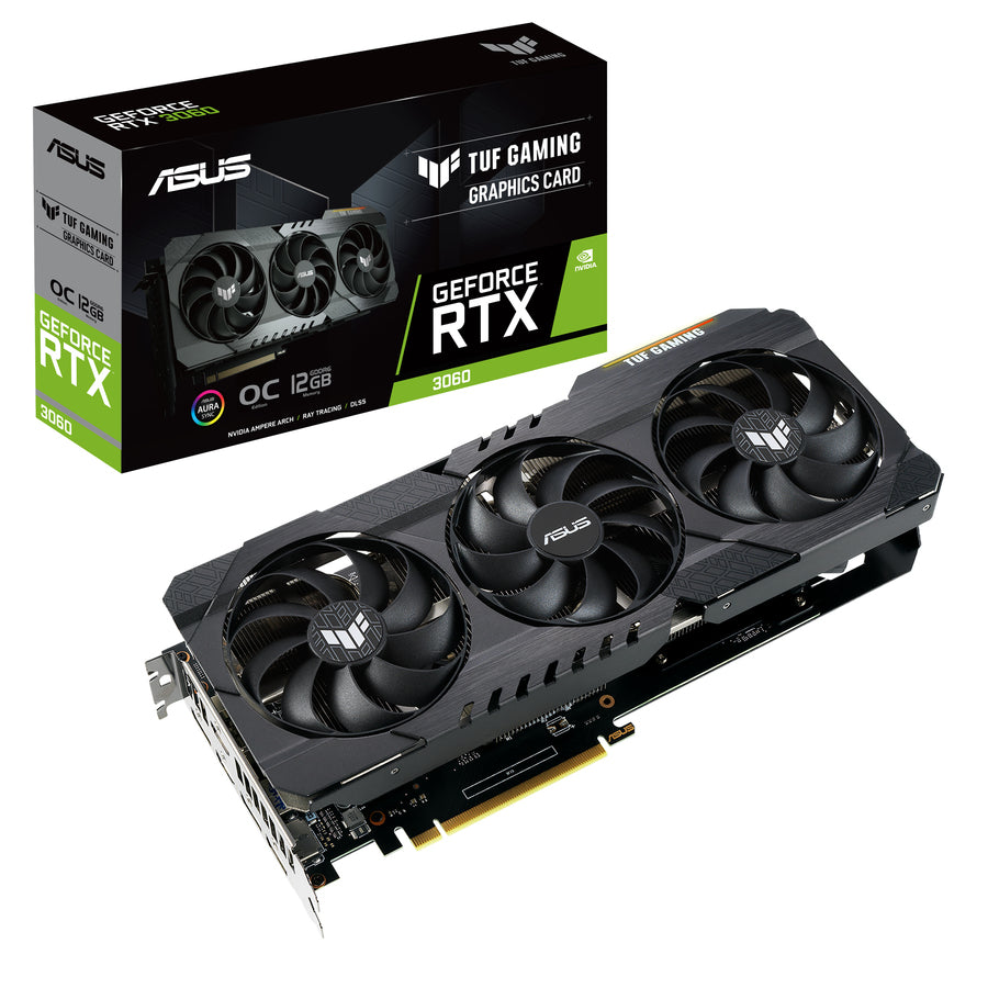 ASUS TUF Gaming GeForce RTX 3060 V2 OC Edition 12GB GDDR6 Graphics Card