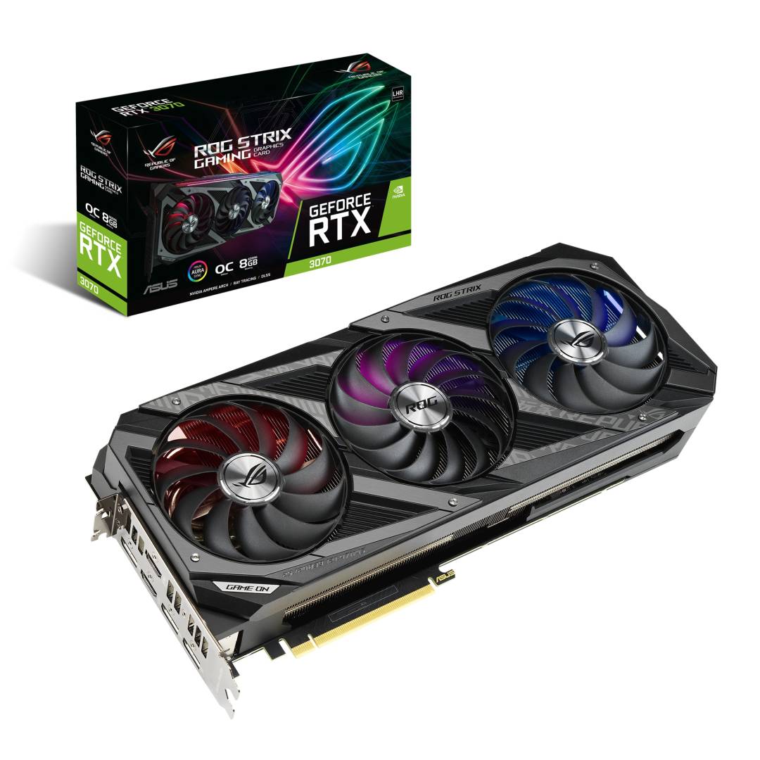 Asus ROG Strix GeForce RTX 3070 V2 OC Edition Gaming Graphics Card