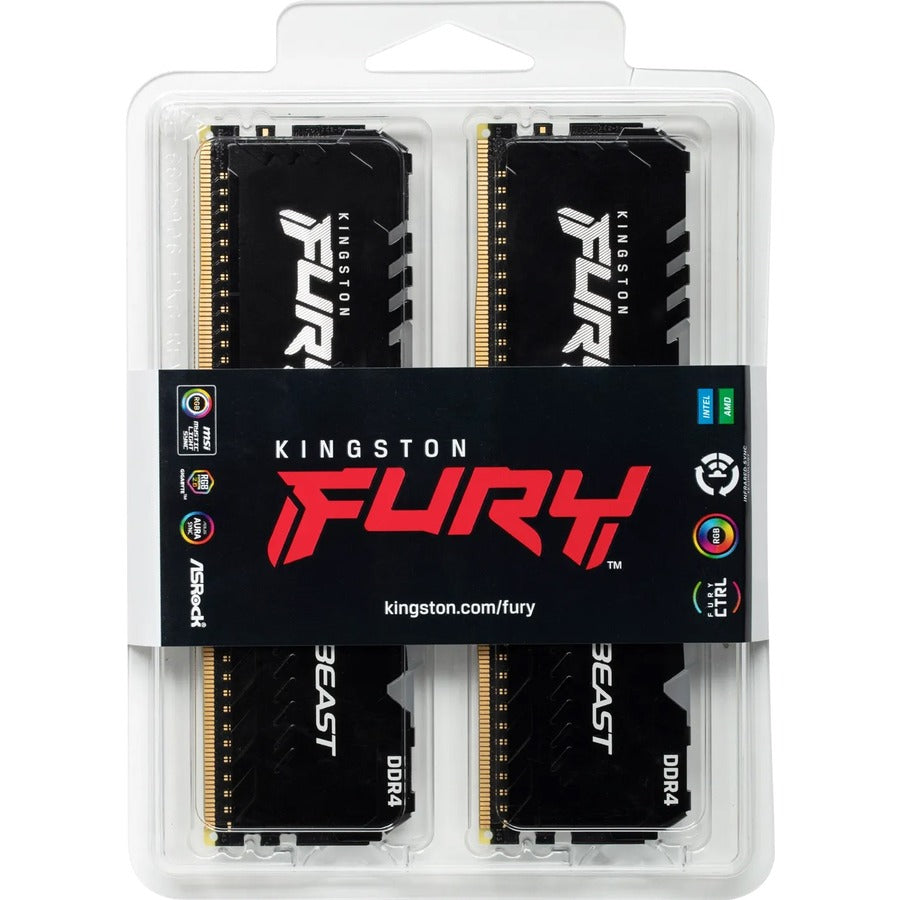 Kingston FURY Beast RGB 32GB DDR4 3200MHz DIMM (2 x 16GB) Memory Kit
