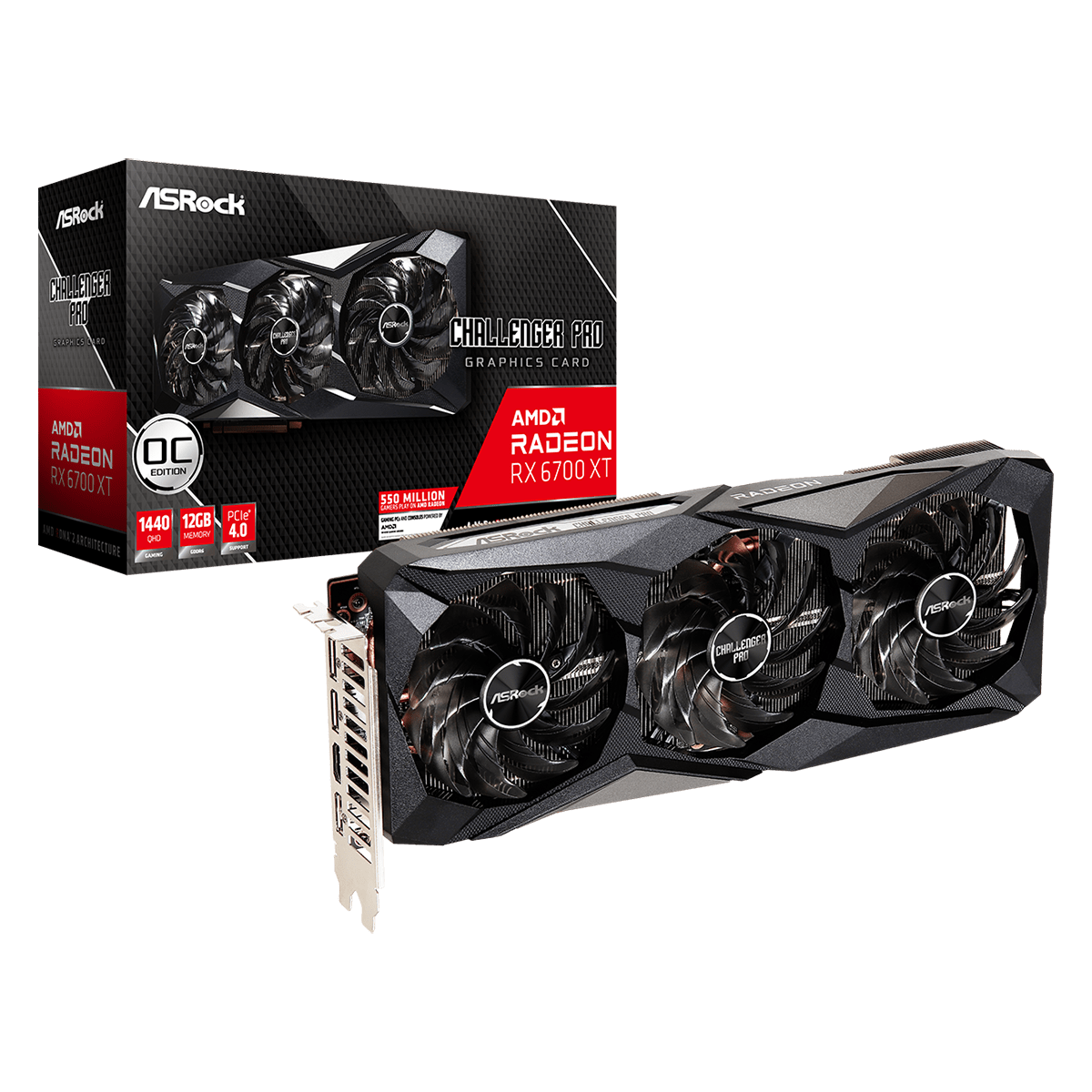 ASRock AMD Radeon RX 6700 XT Challenger Pro 12GB OC
