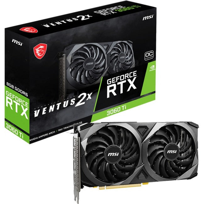 MSI GeForce RTX 3060 Ti VENTUS 2X 8GB GDDR6 OCV1 Graphics Card