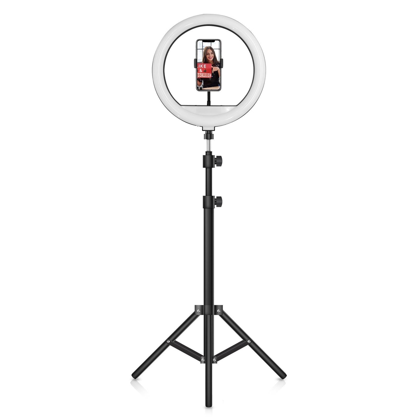 SuperSonic PRO Live Stream 14” Floor Standing Selfie Ring Light (SC-2410SR)