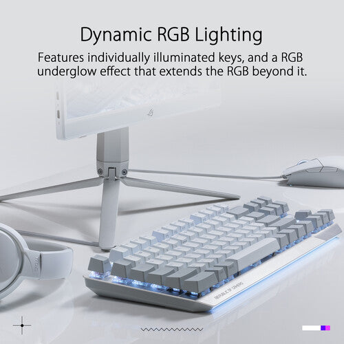 Asus ROG Strix Scope NX TKL Moonlight White Keyboard Linear Switches