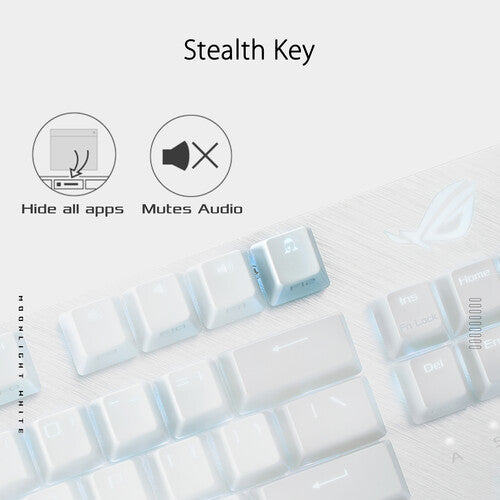 Asus ROG Strix Scope NX TKL Moonlight White Keyboard Linear Switches