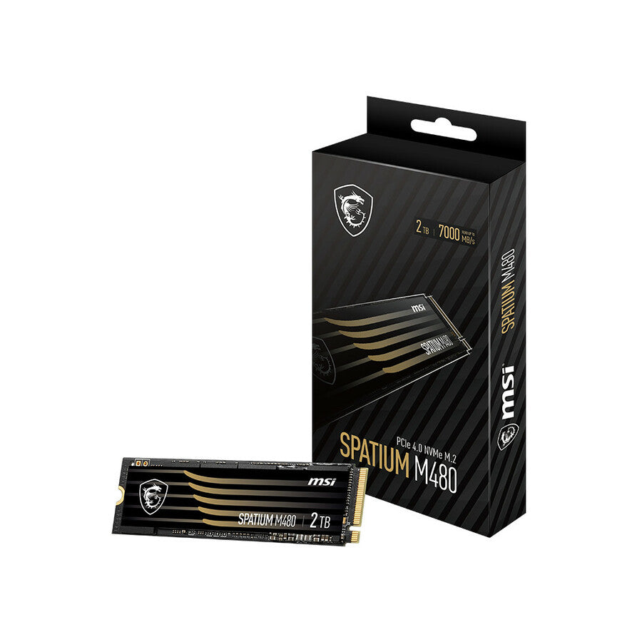 MSI SPATIUM M480 2TB M.2 2280 PCIe 4.0 x4 NVMe Solid State Drive
