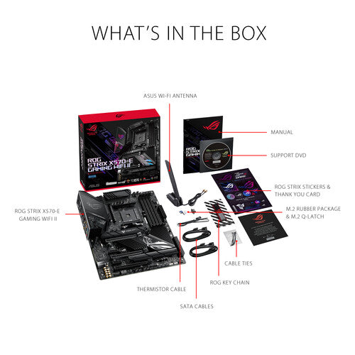Asus ROG Strix X570-E GAMING WIFI II Gaming Desktop Motherboard