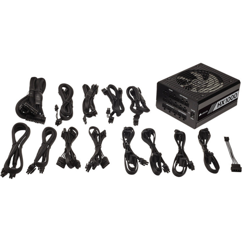 Corsair HX Series HX1000 - 1000 Watt 80 PLUS Platinum Certified Fully Modular Power Supply
