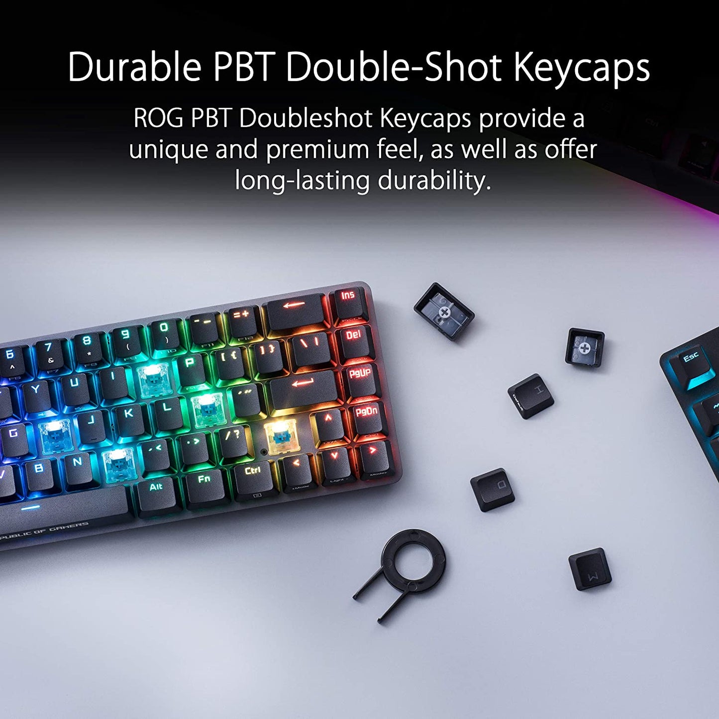 Asus ROG Falchion NX 65% Wireless RGB Gaming Mechanical Keyboard, ROG NX Brown Tactile Switches