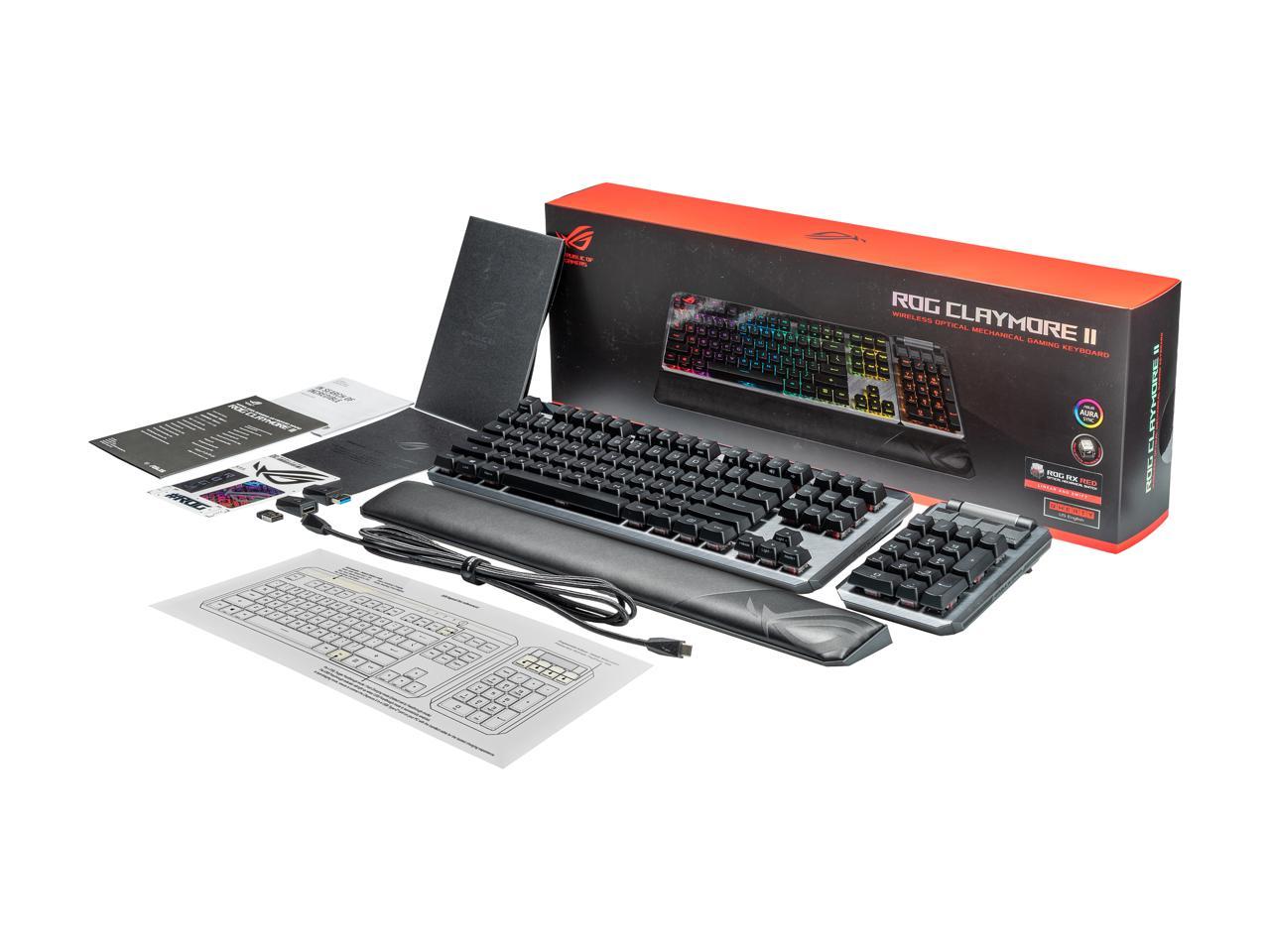Asus ROG Claymore II Wireless Modular Gaming Mechanical Keyboard RD