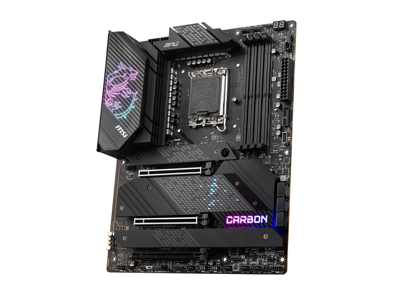 MSI MPG Z690 CARBON WIFI S1700 Z690 128GB DDR5 PCIE ATX Motherboard