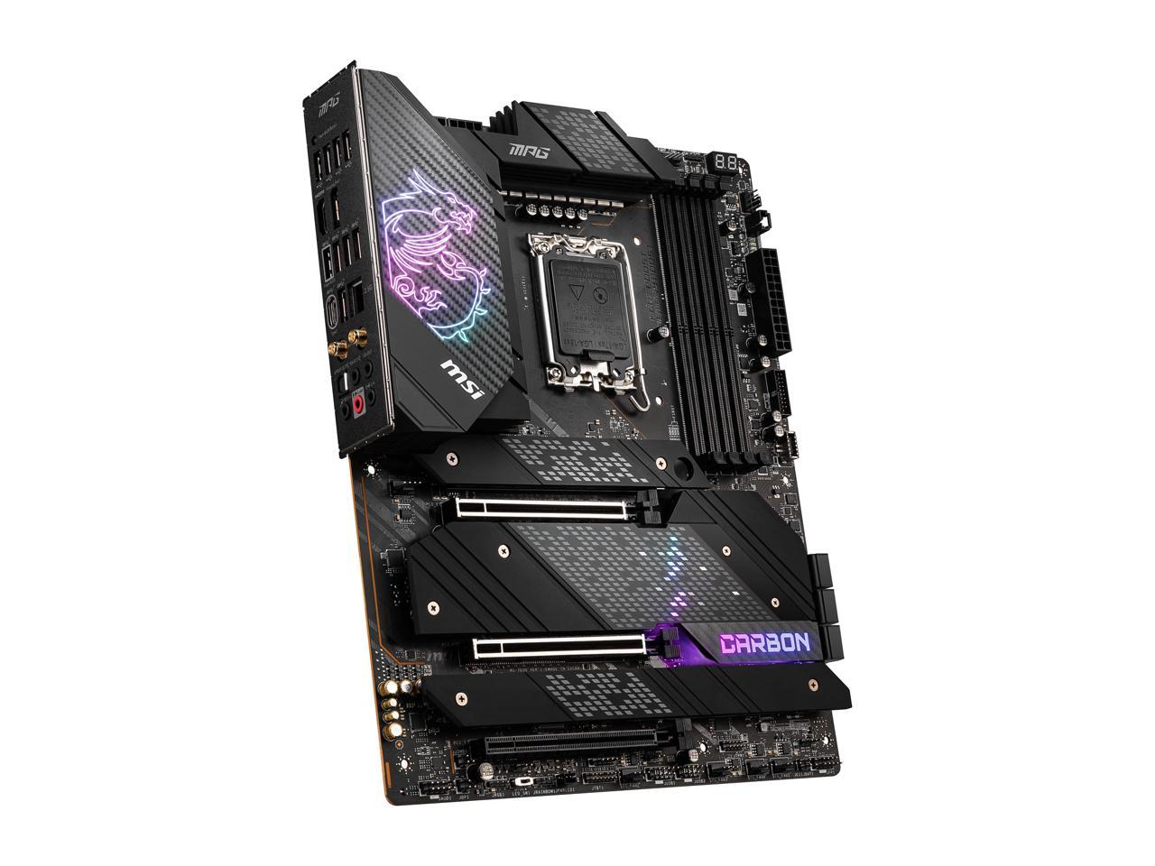 MSI MPG Z690 CARBON WIFI S1700 Z690 128GB DDR5 PCIE ATX Motherboard