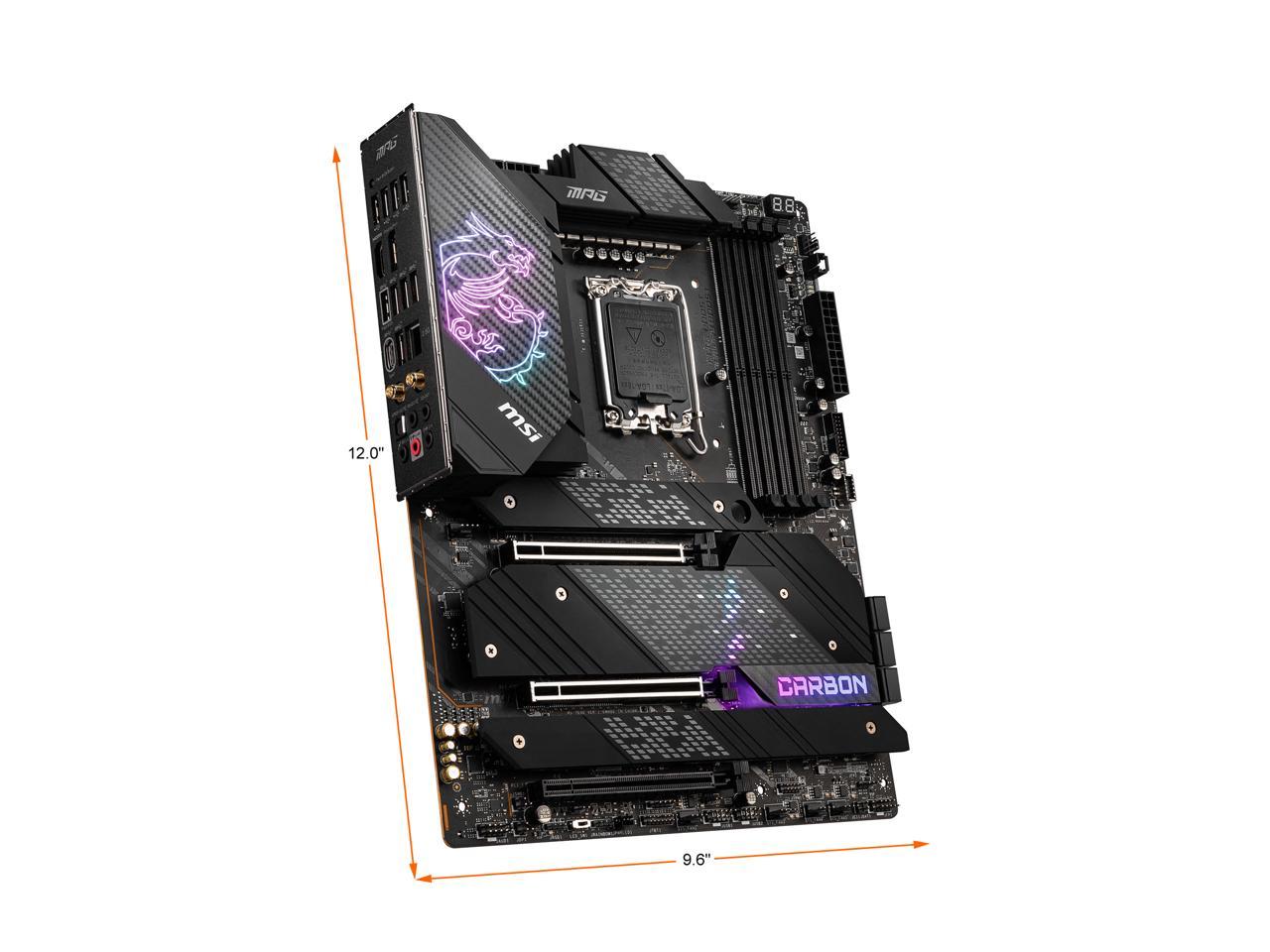 MSI MPG Z690 CARBON WIFI S1700 Z690 128GB DDR5 PCIE ATX Motherboard