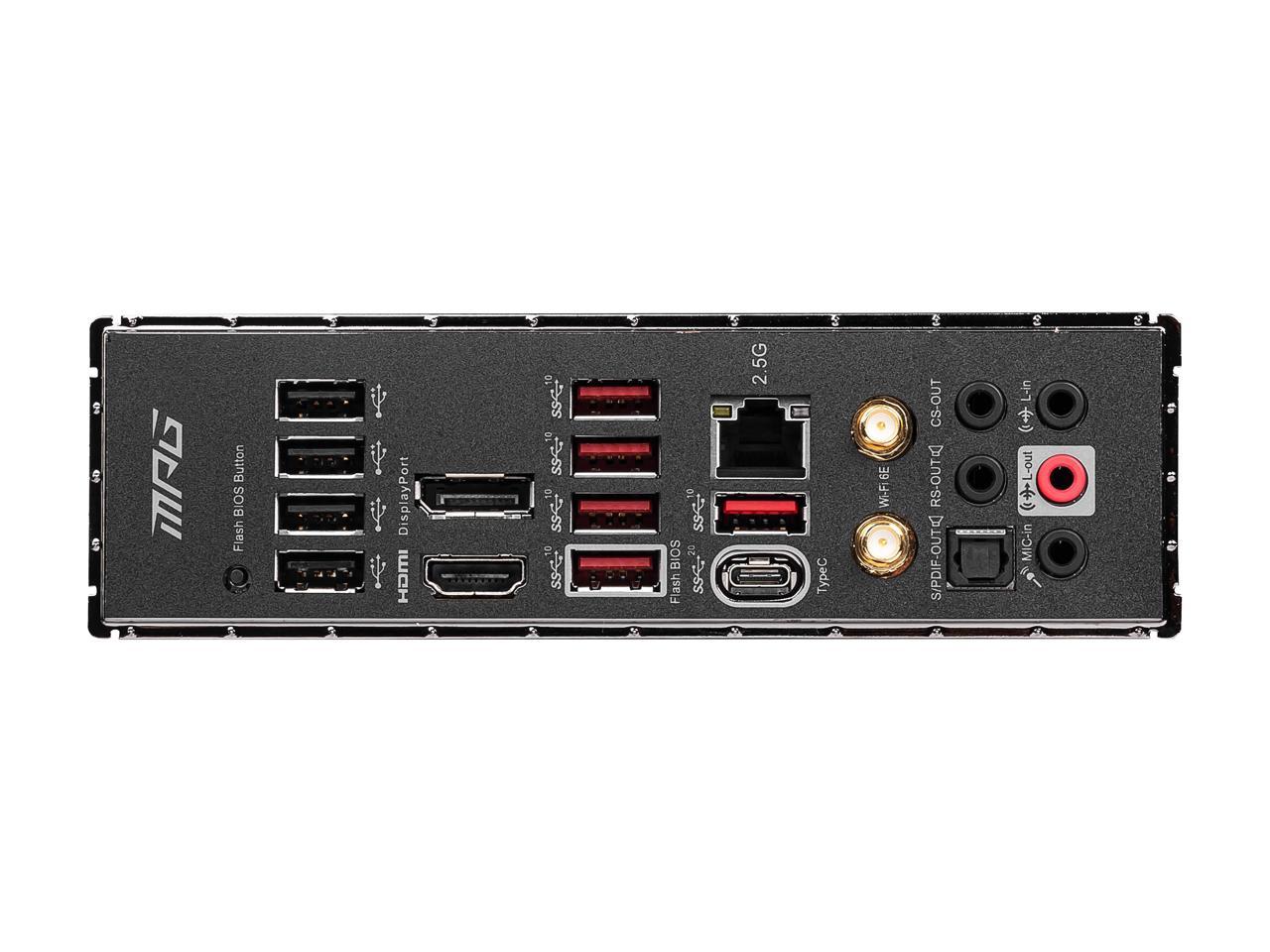 MSI MPG Z690 CARBON WIFI S1700 Z690 128GB DDR5 PCIE ATX Motherboard
