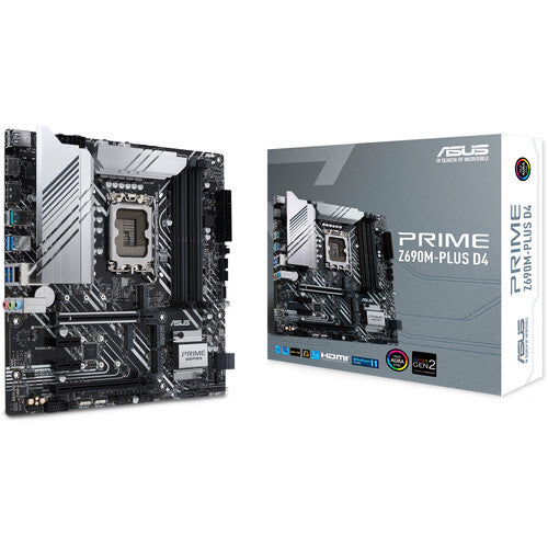 Asus Prime Z690M-PLUS D4 LGA 1700 mATX Motherboard