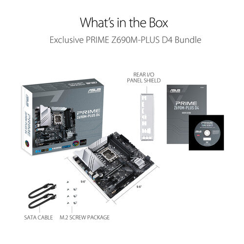 Asus Prime Z690M-PLUS D4 LGA 1700 mATX Motherboard