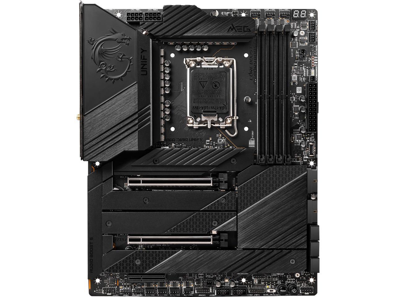 MSI MEG Z690 UNIFY LGA 1700 Intel Z690 SATA 6Gb-s ATX Intel Motherboard