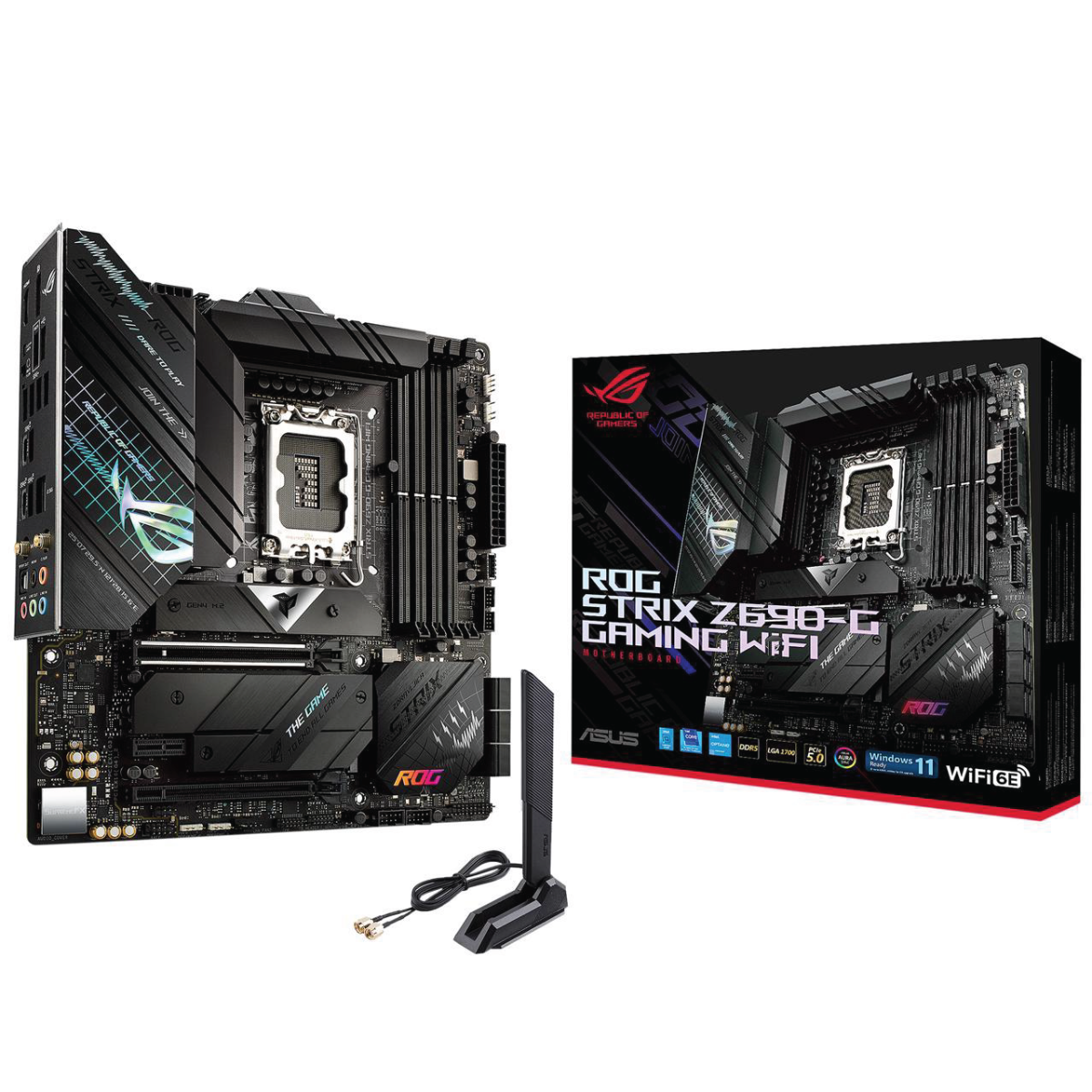ASUS ROG STRIX Z690-G GAM WIFI Z690 LGA1700 Max.128GB DDR5 mATX Motherboard