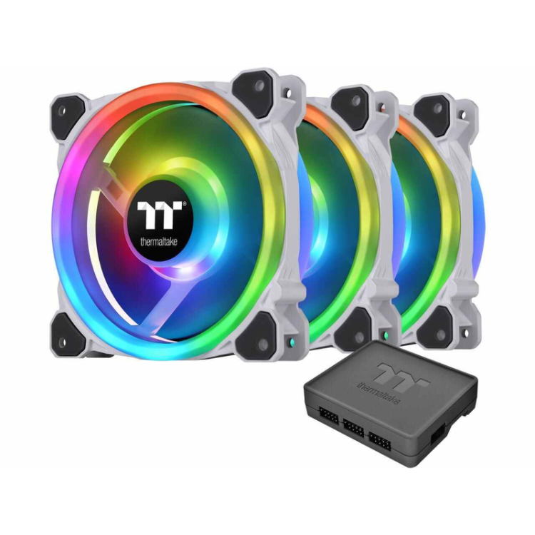 Thermaltake Riing Trio 12 RGB White 3 Fans