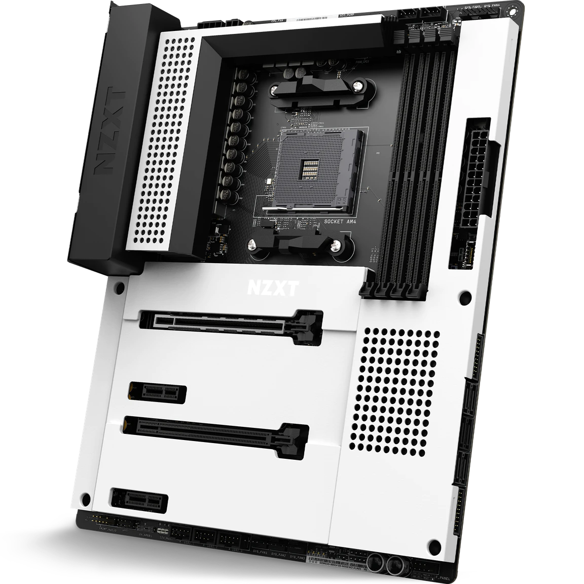 NZXT N7 AMD B550 Gaming Motherboard (White)