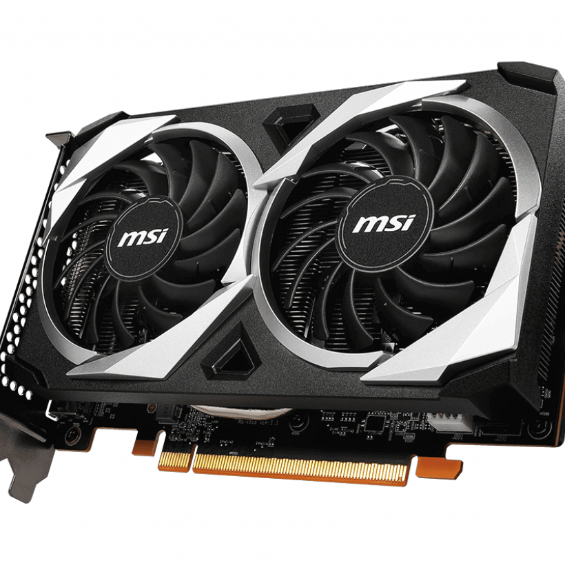 MSI Radeon RX 6500 XT Mech 2X OC 4GB GDDR6 Graphics Card