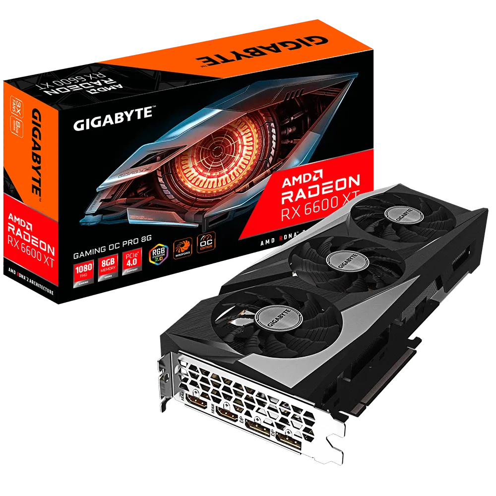 Gigabyte AMD Radeon RX 6600 XT GAMING OC PRO 8G GDDR6
