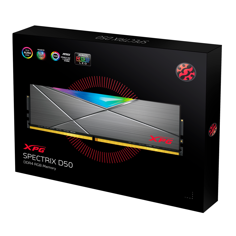 Adata XPG Spectrix D50 (2 x 8GB) 16GB 3600MHz DDR4 Memory Kit