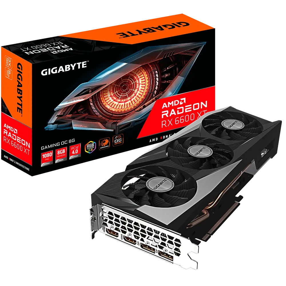 Gigabyte Radeon RX 6600 XT GAMING OC 8GB GDDR6 Graphics Card