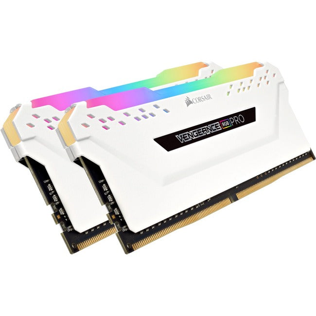 Corsair Vengeance RGB Pro 16GB DDR4 3200Mhz SDRAM White (2x8GB) Memory Kit