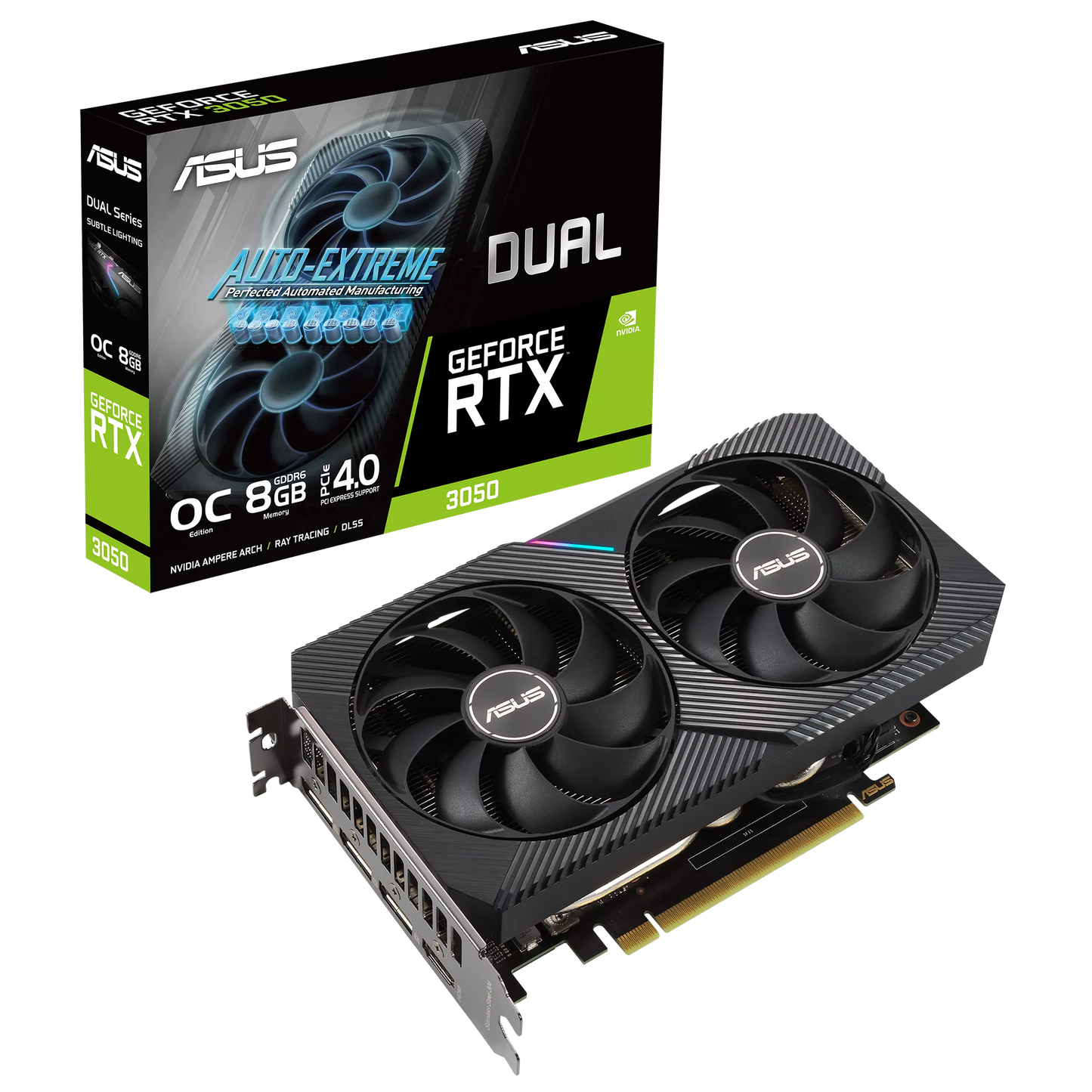 Asus Dual GeForce RTX 3050 OC 8GB GDDR6 Graphics Card