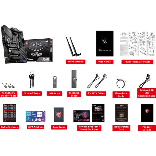 MSI MPG X570S EDGE MAX Wi-Fi DDR4 Motherboard