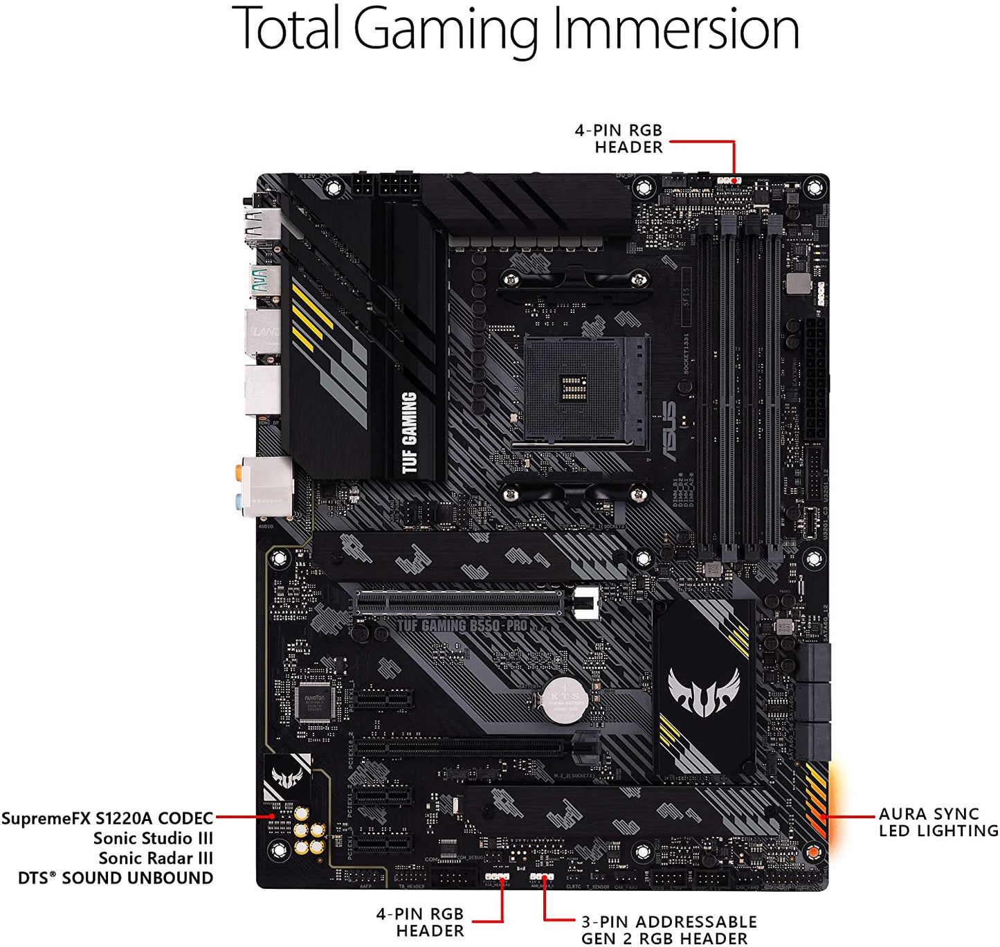 Asus TUF GAMING B550 PRO Gaming Motherboard